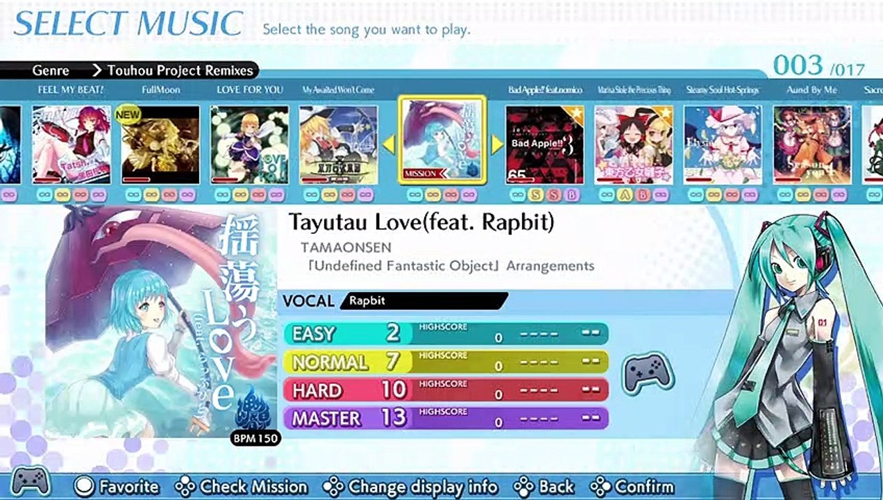 Groove Coaster Switch - Bad Apple!!