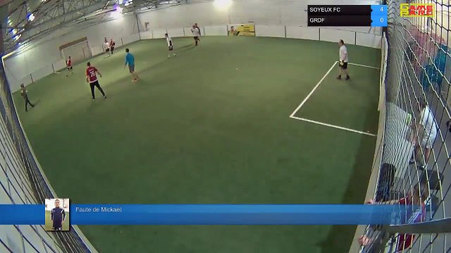 Faute de Mickael - SOYEUX FC Vs GRDF - 06/01/20 19:00 - LIGUE 3 - Poitiers Game Parc