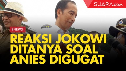 Ditanya Gugatan soal Korban Banjir ke Anies, Begini Respons Jokowi