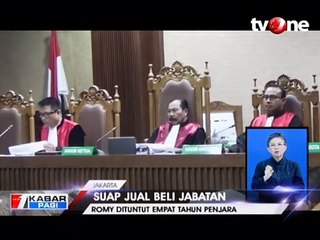 Descargar video: Romahurmuziy Dituntut 4 Tahun Penjara