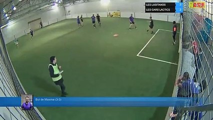 But de Maxime (3-3) - LES LUSITANOS Vs LES GARS LACTICS - 06/01/20 20:00 - LIGUE 2