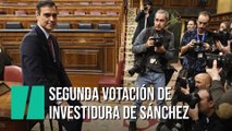 Segunda votación de investidura de Pedro Sánchez