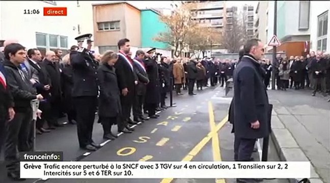 Regardez l’hommage rendu ce matin aux victimes de l’attentat contre Charlie Hebdo survenu il y a cinq ans - VIDEO