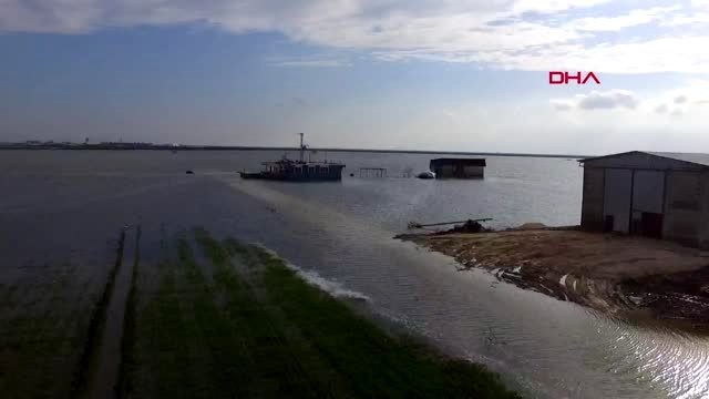 Hatay amik ovası sular altında