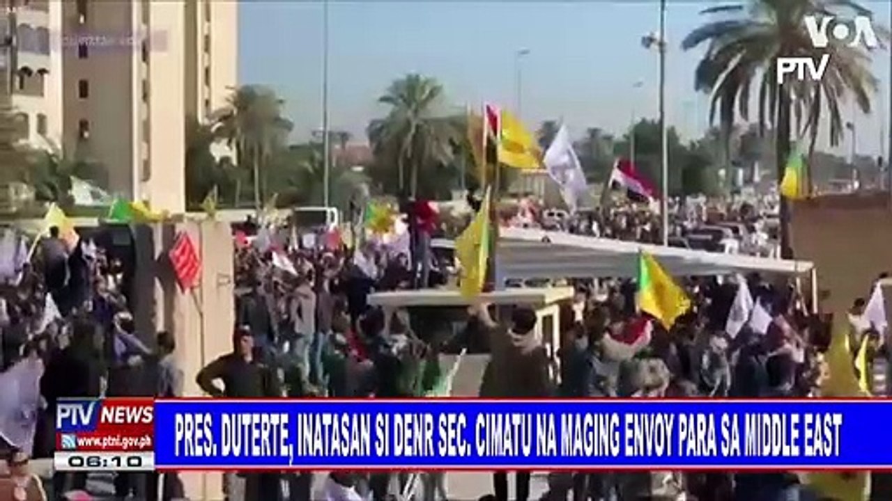 Pres. Duterte, inatasan si DENR Sec. Cimatu na maging envoy para sa Middle East