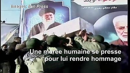 l'Iran enterre le général Soleimani