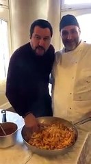 Salvini - Tagliatelle alla bolognese, che spettacolo! (06.01.20)