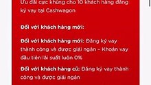 Hướng dẫn vay tiền Cashwagon chi tiết - Cơ hội trúng điện thoại Xiaomi 9 Lite