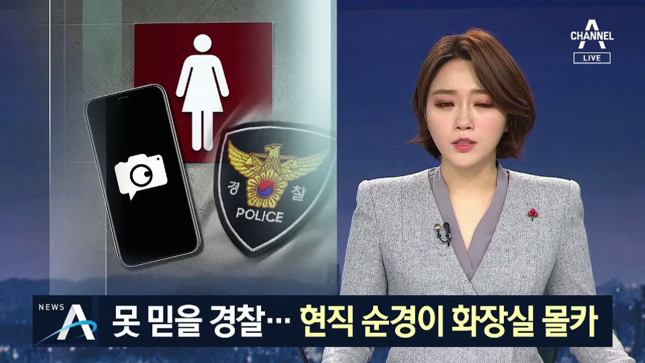 현직 경찰관이 화장실 몰카 찍다 덜미…“호기심에 충동적”