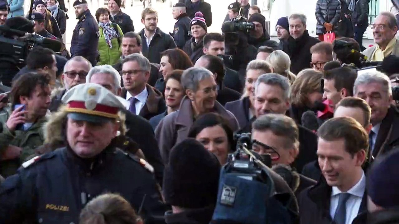 Türkis-Grün in Wien: Regierung Kurz vereidigt