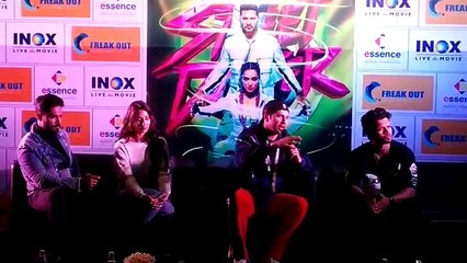 'स्ट्रीट डांसर 3D' का प्रमोशन करने इंदौर पहुंचे वरुण धवन और नोरा