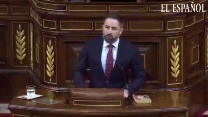 Intervención de Abascal en la sesión de investidura