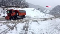 Tır devrilmesiyle kapanan bursa- ankara karayolu, ulaşıma açıldı