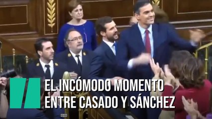 La enhorabuena de Pablo Casado a Pedro Sánchez tras ser investido presidente
