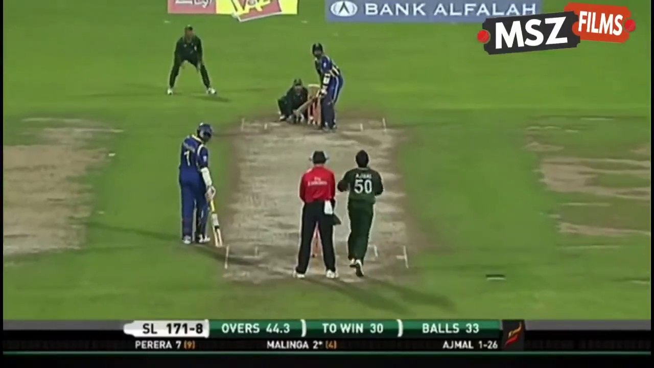 Pakistan Miracle Victory Against Sri Lanka 4th ODI 2011 at Sharjah