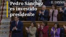 Pedro Sánchez es investido presidente