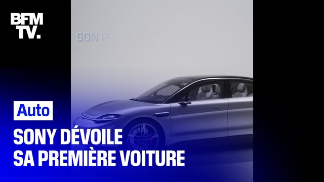 Au CES 2020, Sony dévoile sa première voiture