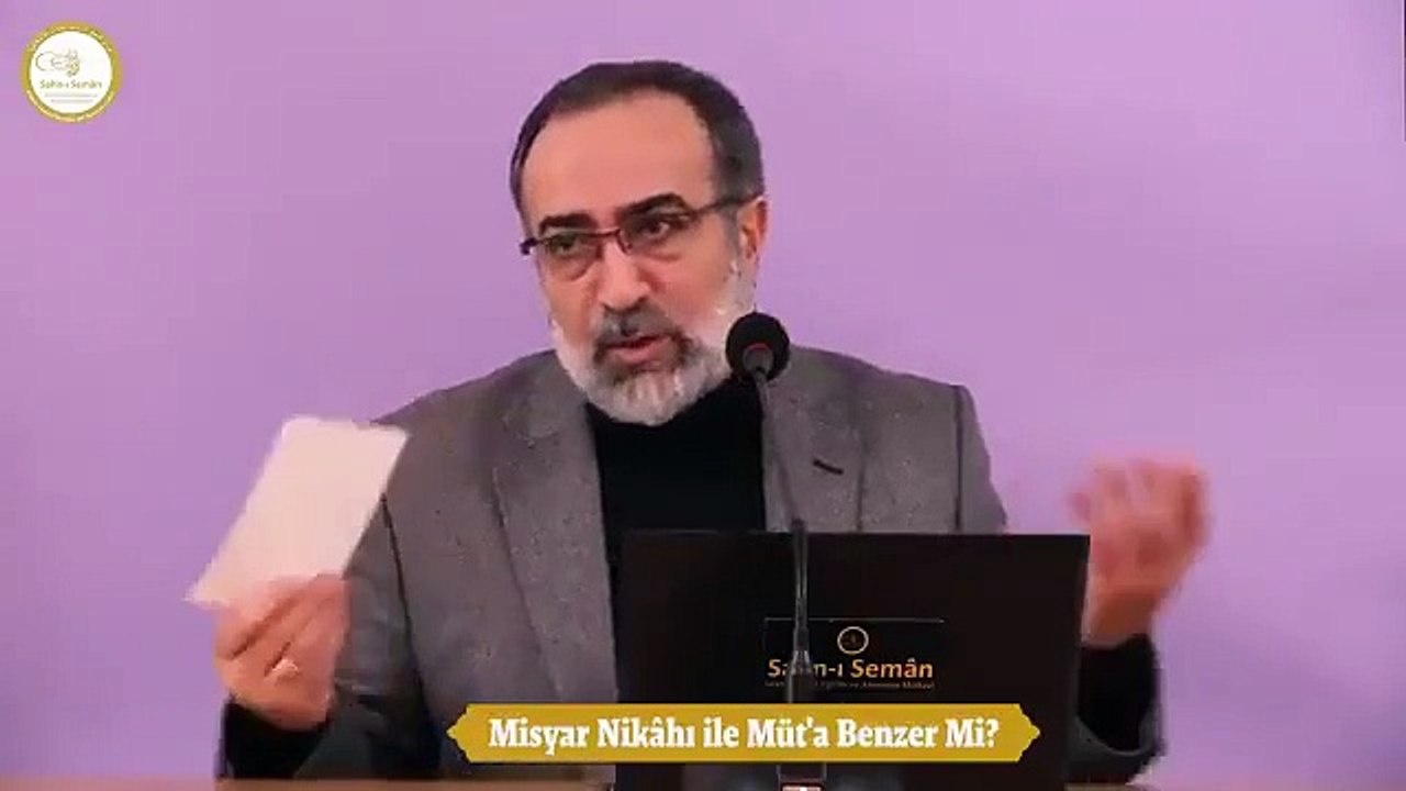 Ebubekir Sifil'in 'misyar' ve 'mut'a' nikahı konuşması