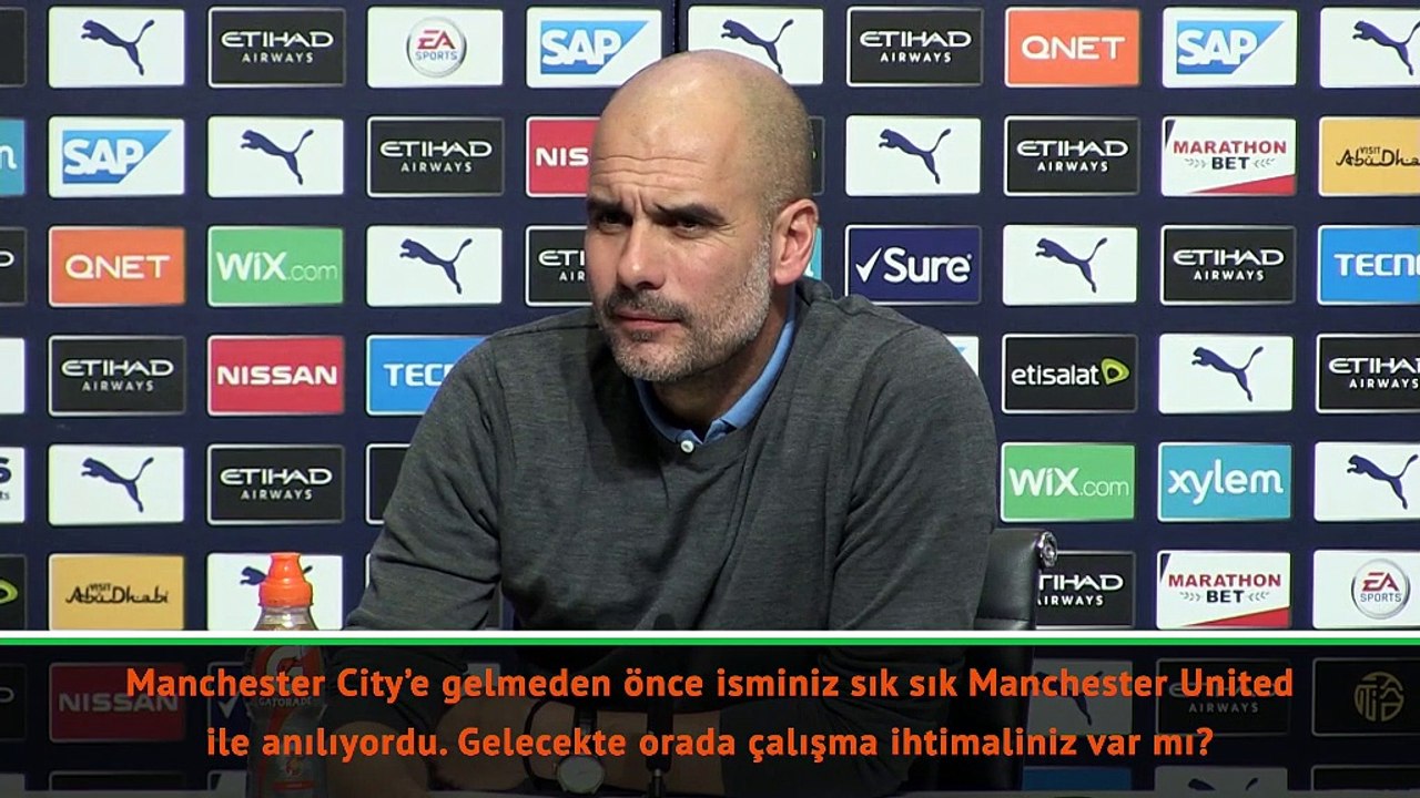 Pep Guardiola: "United'a asla gitmem"