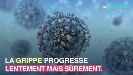 Le virus de la grippe progresse en France