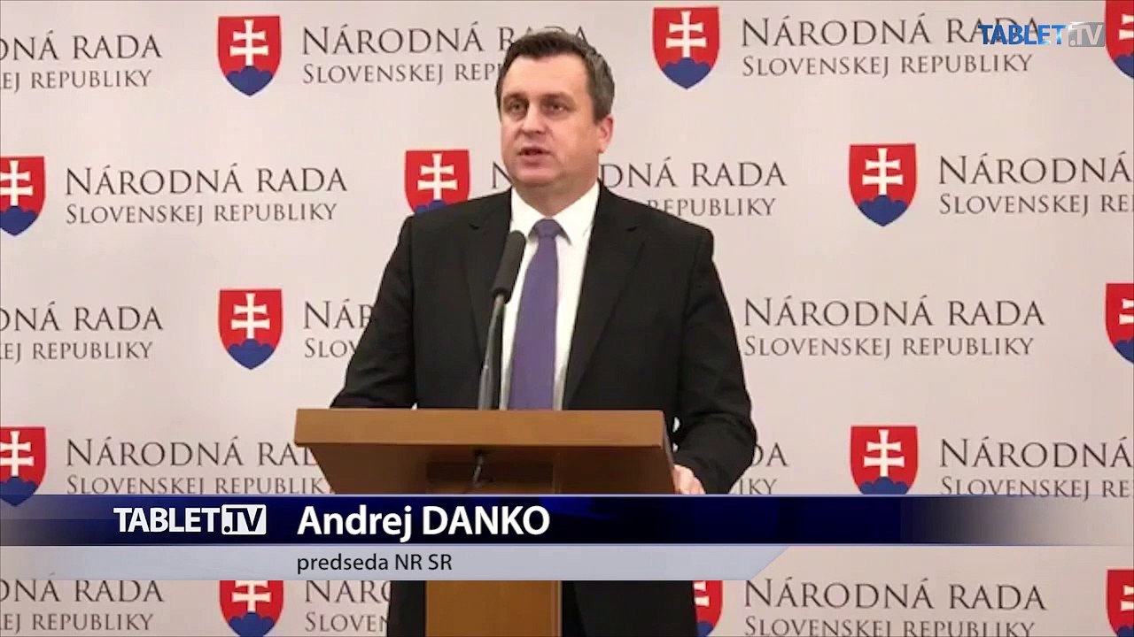 ZÁZNAM: TK predsedu NR SR Andreja Danka