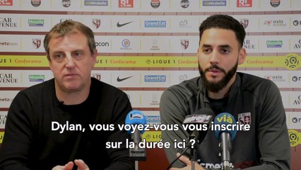 Dylan Bronn : "Je suis très heureux d'être ici"