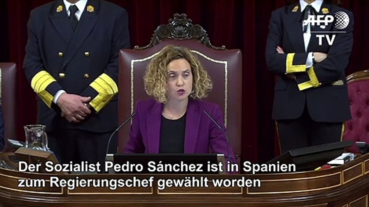 Spanien: Sozialist Sánchez zum Regierungschef gewählt