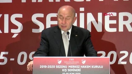 Spor nihat özdemir'den hakemlere destek
