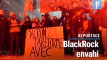 Réforme des retraites : des grévistes envahissent les locaux de BlackRock