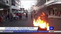 Disturbios en la provincia de Colón - Nex Noticias