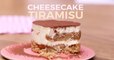 Pour la Saint-Valentin, préparez-vous un délicieux cheesecake façon tiramisu, le meilleur des deux en un dessert !