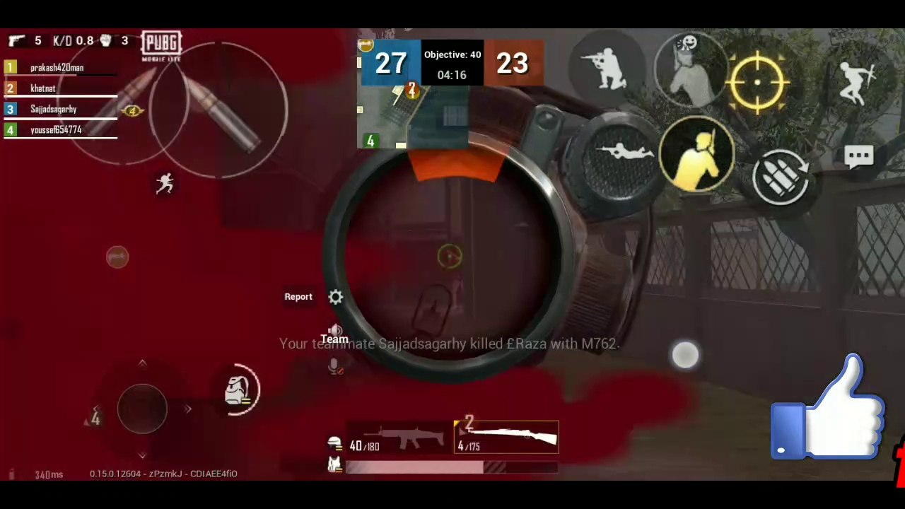 Pubg mobile lite  best gameplay TDM match 22 kills