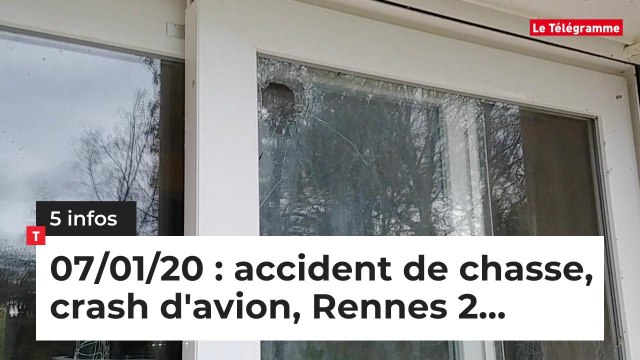 Accident de chasse, crash d'avion, Rennes 2... 5 infos du 7 janvier