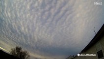 Mesmerizing clouds at sunrise in Pennsylvania
