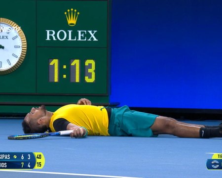 ATP Cup - Malgré une défense dingue de Kyrgios, Tsitsipas remporte un point sublime