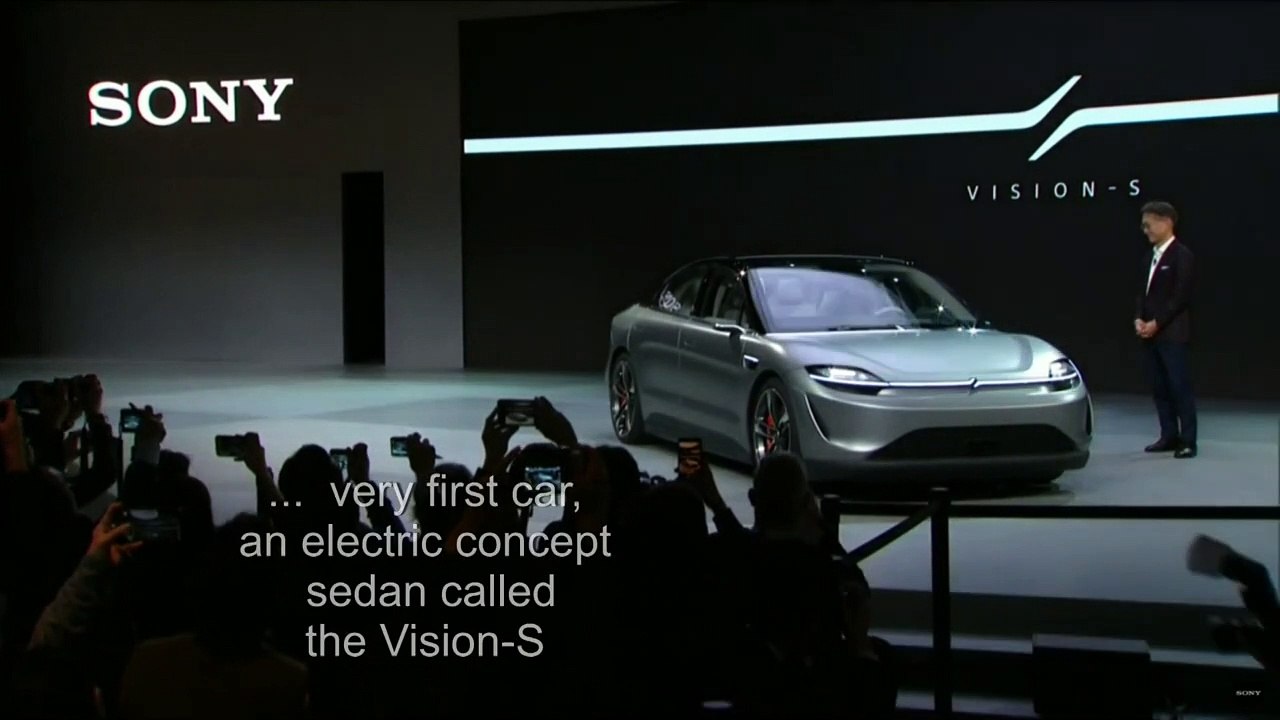 Sony unveils electric car prototype at CES