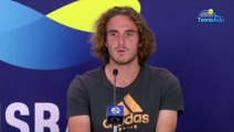 ATP Cup 2020 - Stefanos Tsitsipas smashes his racket and hurts his father: 