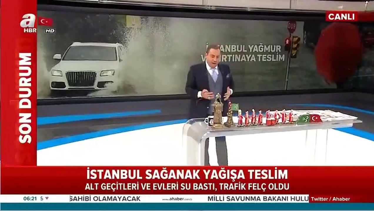 A Haber Sunucusu Erkan Tan’ın Ankara Kar Yayını Sosyal Medyada Gündem Oldu