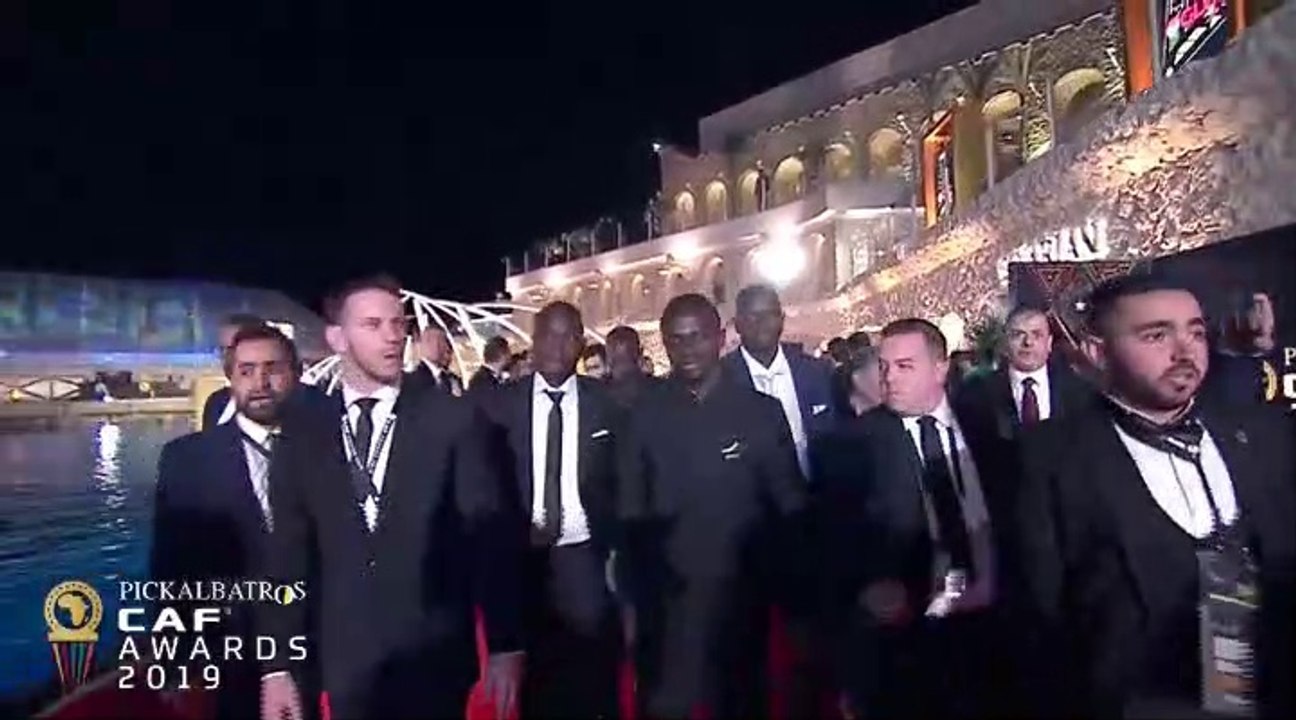 Arrivée de Sadio Mané  pour la cérémonie CAF Awards