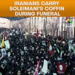 Iranians Carry Soleimani’s Coffin During Funeral