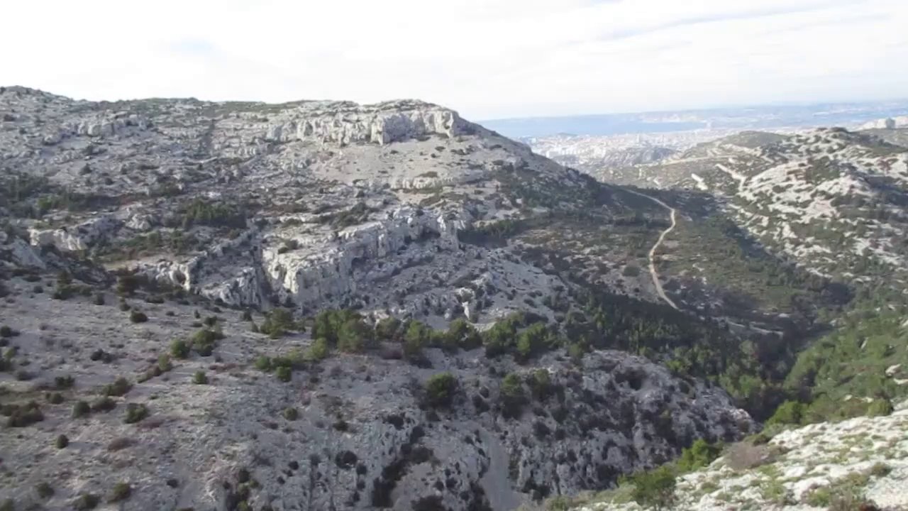 Dans les calanques. 7 janvier 2020.