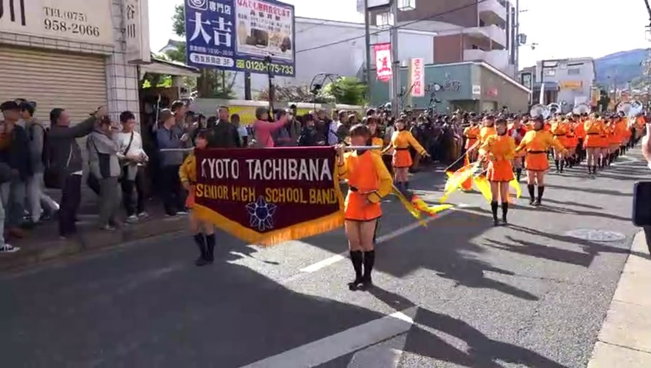 京都橘高校吹奏楽部　長岡京ガラシャ祭パレード2019　Kyoto Tachibana SHS Band