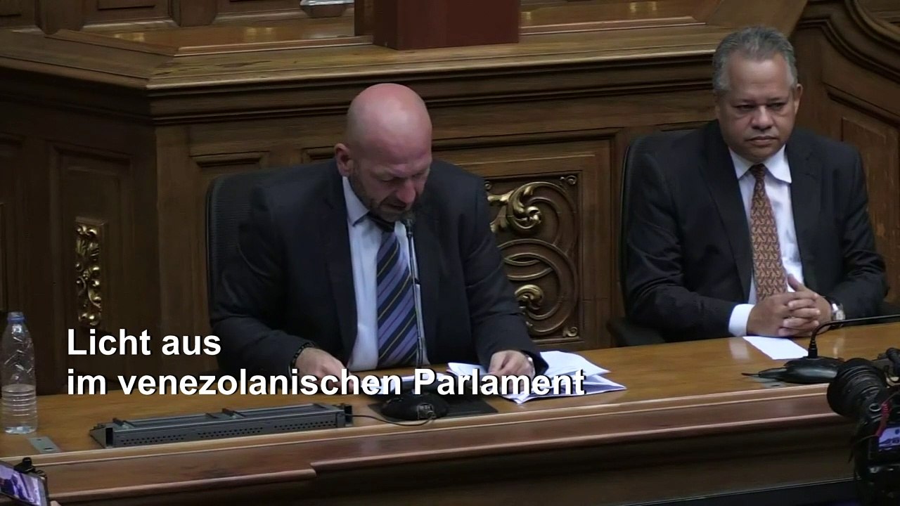 Venezuela: Guaidó im Dunkeln vereidigt