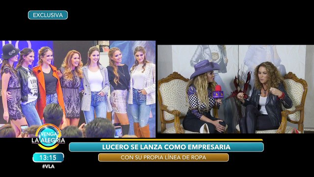 ¡Lucero se lanza como empresaria con su nueva línea de ropa! | Venga La Alegría