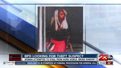 Bakersfield police looking for theft suspect