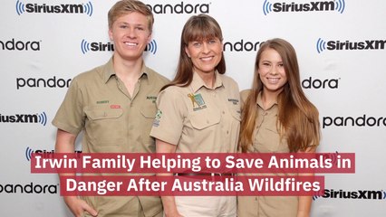 The Irwin Family Is Saving Animals From Wildfires