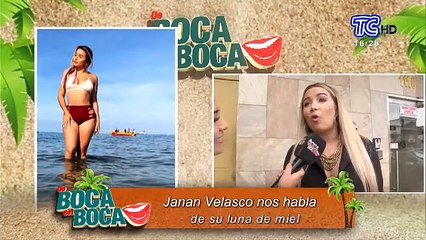 Janan Velasco nos habla de su luna de miel en Cancún