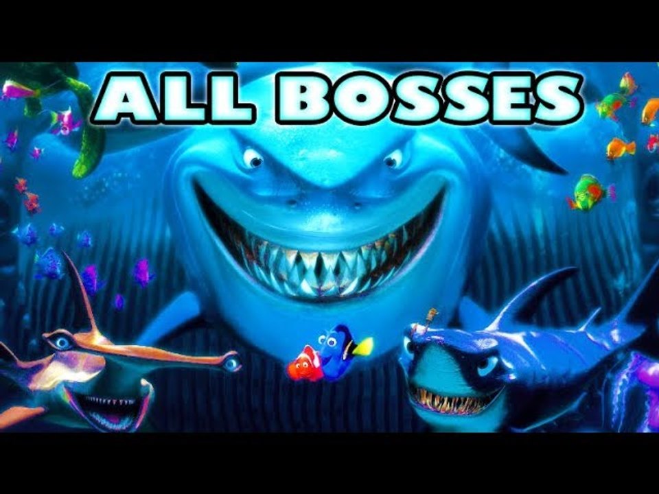 Finding Nemo All Bosses  All Chases (Gamecube, PS2, Xbox)