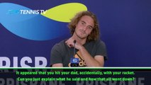 'Maybe I'll be grounded' - Tsitsipas after hitting father with racket