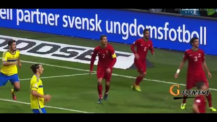 Cristiano Ronaldo vs Ibrahimovic (Portugal vs Sweden)